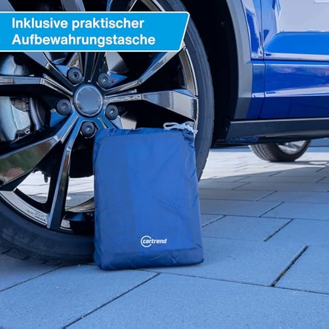 Cartrend New Generation Half Car Cover - Weatherproof Polyester - Size S