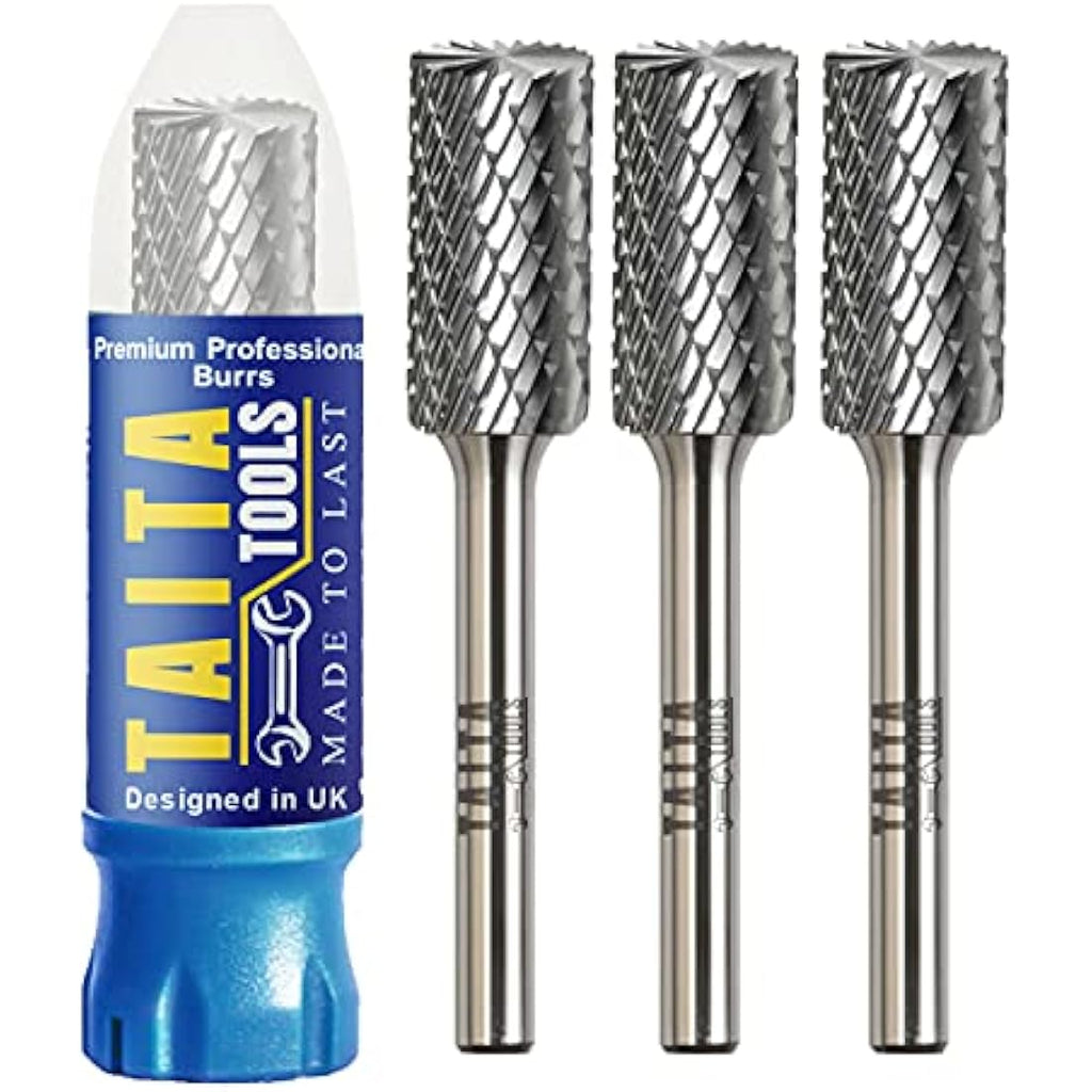 TaitaTools SB-5 Carbide Burr 1/4" Shank | Double Cut Tungsten Rotary Bit