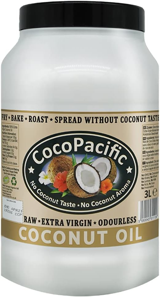 Jolof Store Raw Extra Virgin Odourless Coconut Oil | Cold Pressed - 3L