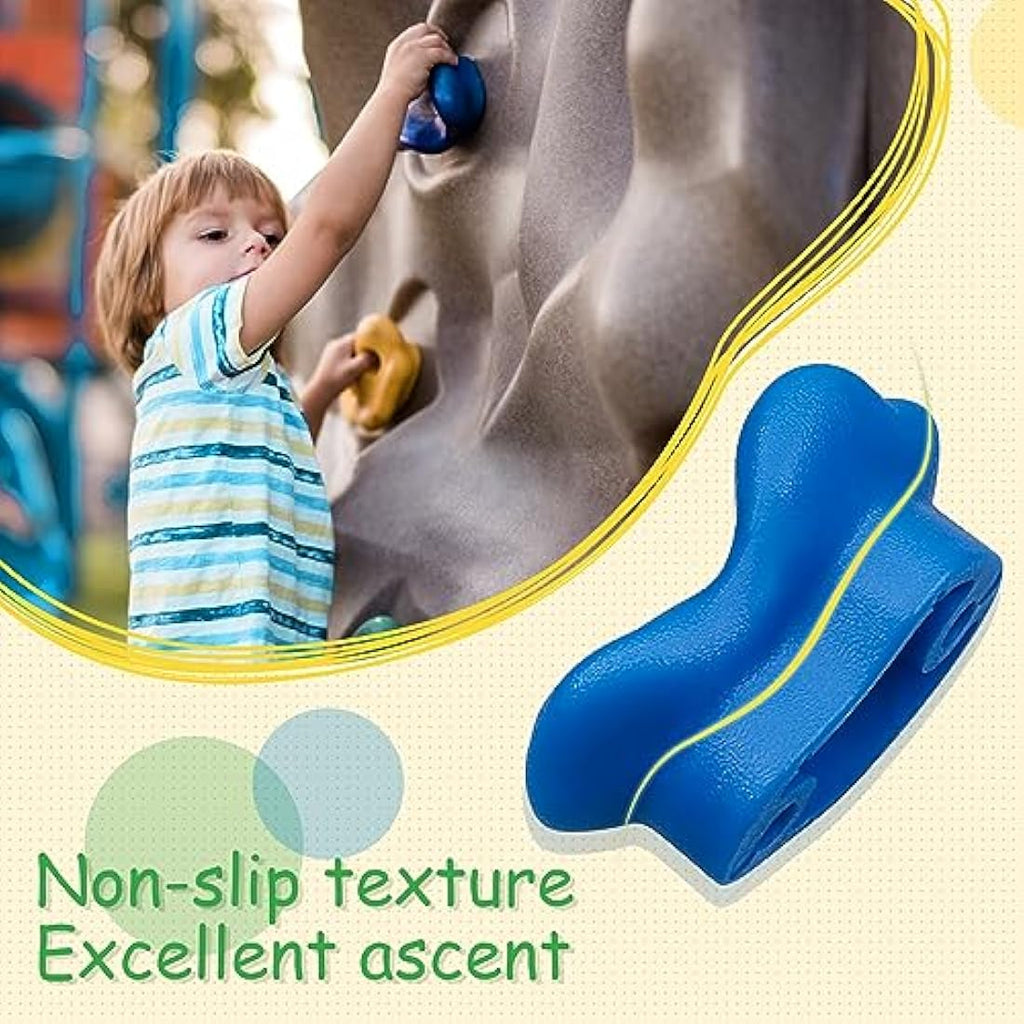 Trymaker Rock Climbing Holds - Indoor and Outdoor Kids Climbing Set