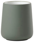 Zone Denmark Nova Porcelain Toothbrush Cup | Soft Touch Olive Green