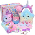 Latocos Unicorn Gift Set for Girls – Light Up Pillow & Plush Diary Kit