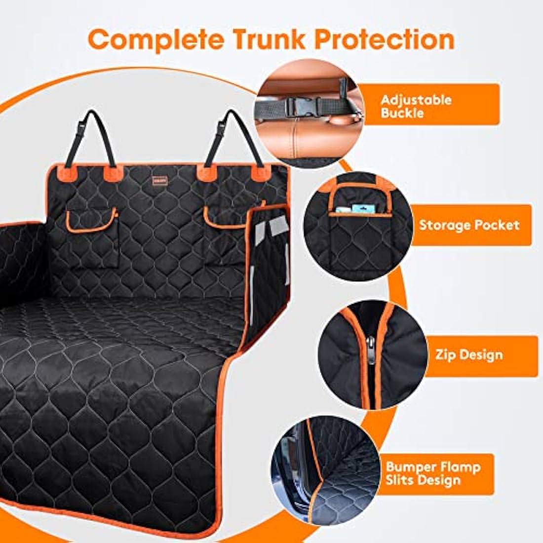 Jolof Store Dog Car Boot Protector – Waterproof Nonslip SUV Cargo Liner