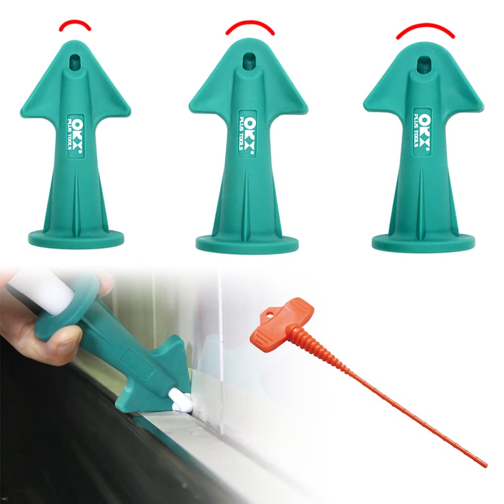Caulk Nozzle Applicator - Silicone Caulking Tools (3 Sizes)