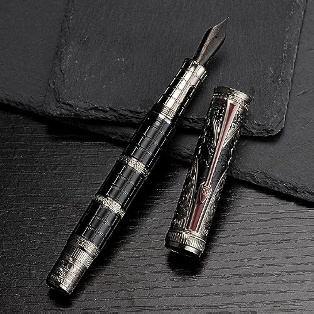 Hong Dian D5 Qin Dynasty Fountain Pen | Piston Filler Extra Fine Tip