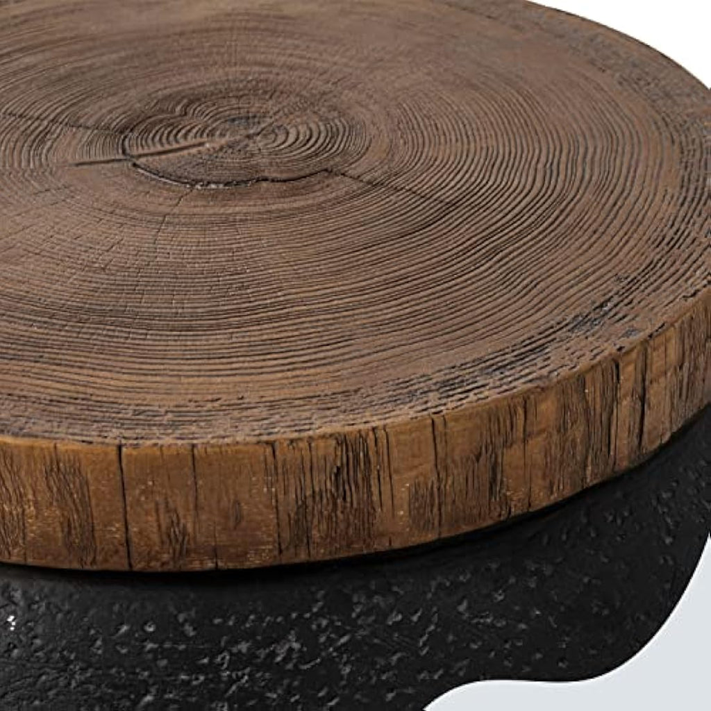 HOMPUS Jar Shaped Side Table – Modern Magnesia Accent End Table