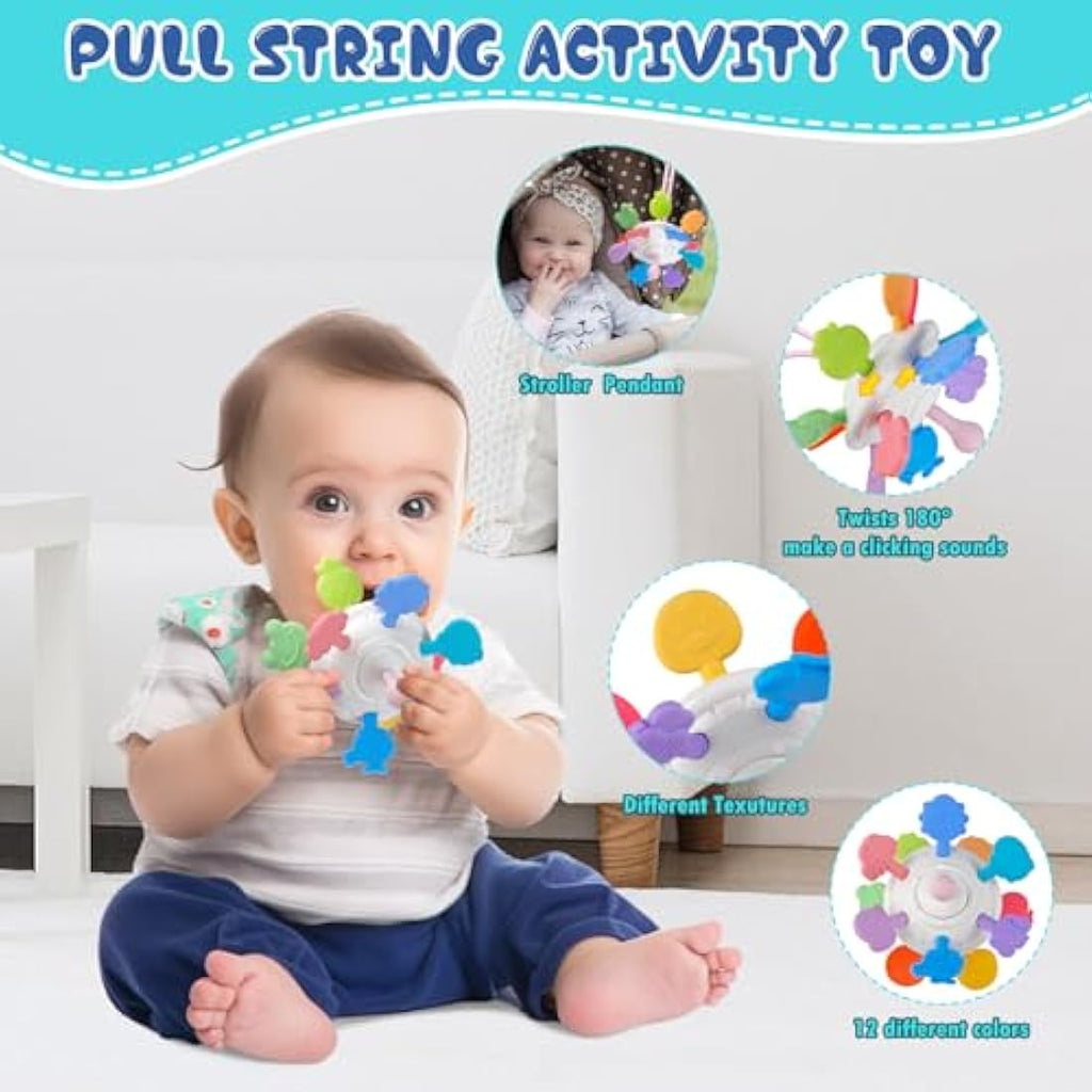 Plunack 6-in-1 Montessori Baby Toys | 28pc Sensory Stacking Set