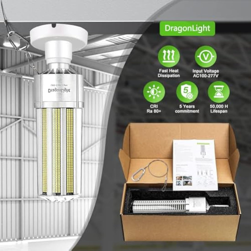 240W LED Corn Light Bulb | E40 Base 5000K 32400LM High Bay