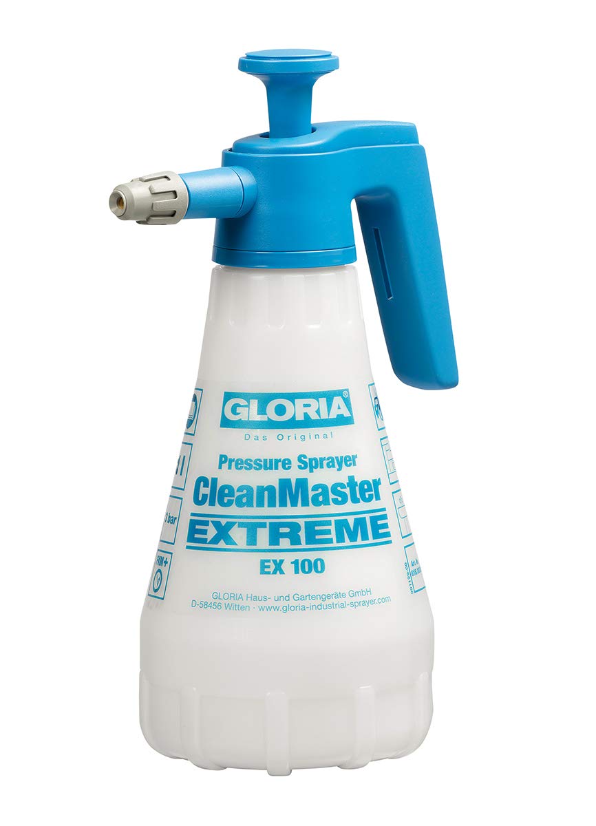 GLORIA CleanMaster Extreme EX 100 Pressure Sprayer | 1L Solvent Proof