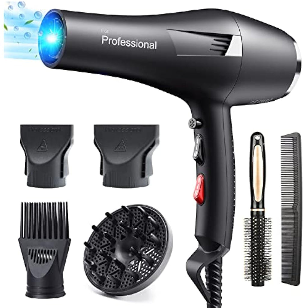 HappyGoo Professional Ionic Hair Dryer | Fast Drying Salon Blow Dryer