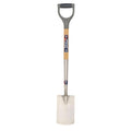 Spear & Jackson Neverbend Stainless Steel Border Spade – Blue Handle