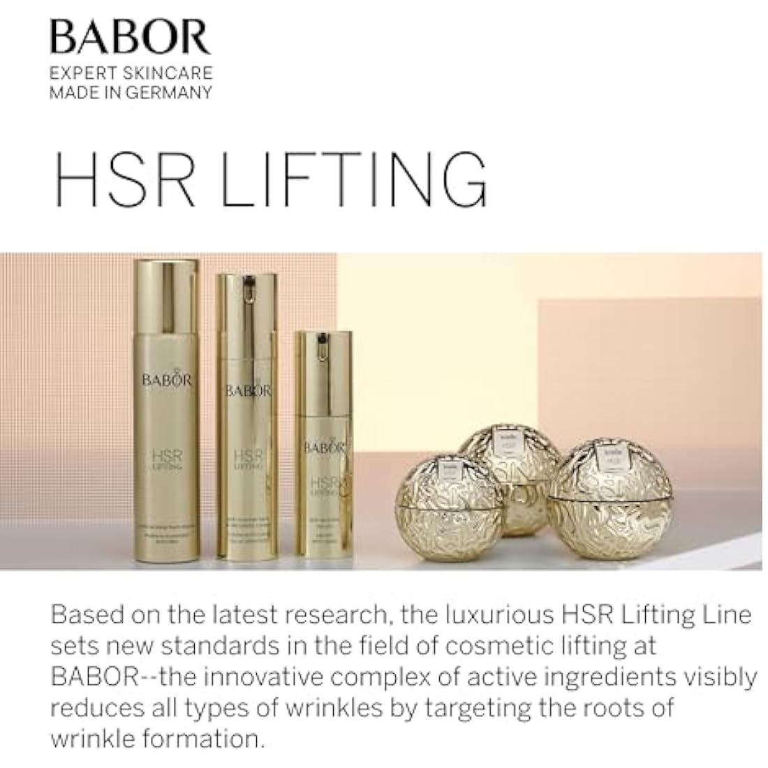 BABOR HSR LIFTING Serum – Anti-Aging & Anti-Wrinkle Serum with Hyaluronic Acid