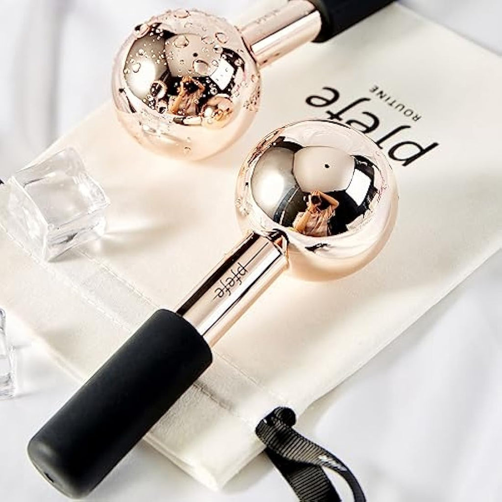 Pfefe Stainless Steel Ice Globes for Face | Unbreakable Cryo Sticks