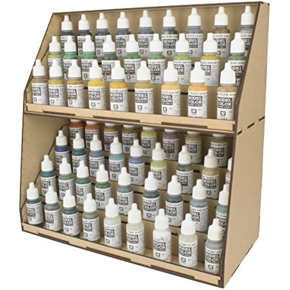 War World Gaming MDF 7-Tier Paint Station - 98 Pot Model Paint Stand