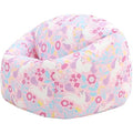 Icon Kids Unicorn Print Bean Bag Chair | Water-Resistant Nursery Decor
