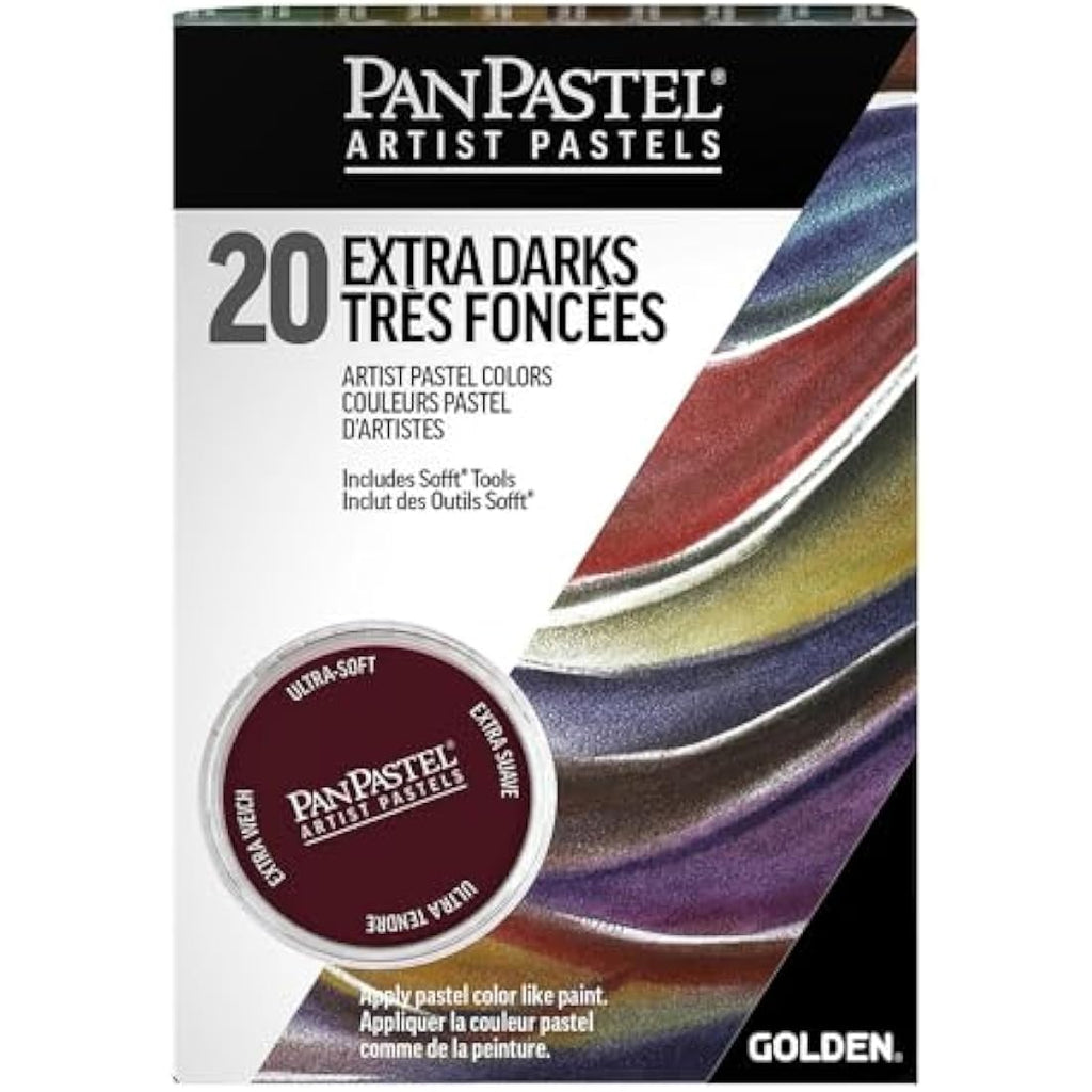 PanPastel 20 Color Set – Extra Dark Shades Professional Art Pastels