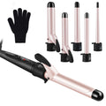 Jolof Store 5-in-1 Curling Wand Set | Ceramic Interchangeable Barrels