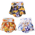 COMSLE Reusable Female Dog Diapers - 3 Pack Washable & Absorbent Nappies