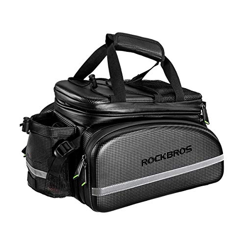 ROCKBROS Waterproof Bike Pannier Bag | 17-35L Expandable Rear Rack Trunk