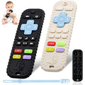 Tikplus Silicone Remote Control Teether Toy with Pacifier Clip | 2 Pack