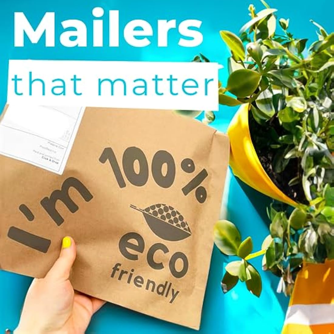 Simplelifeco FSC Kraft Paper Mailing Bags | 9x12" Recyclable Mailers (10 Pack)