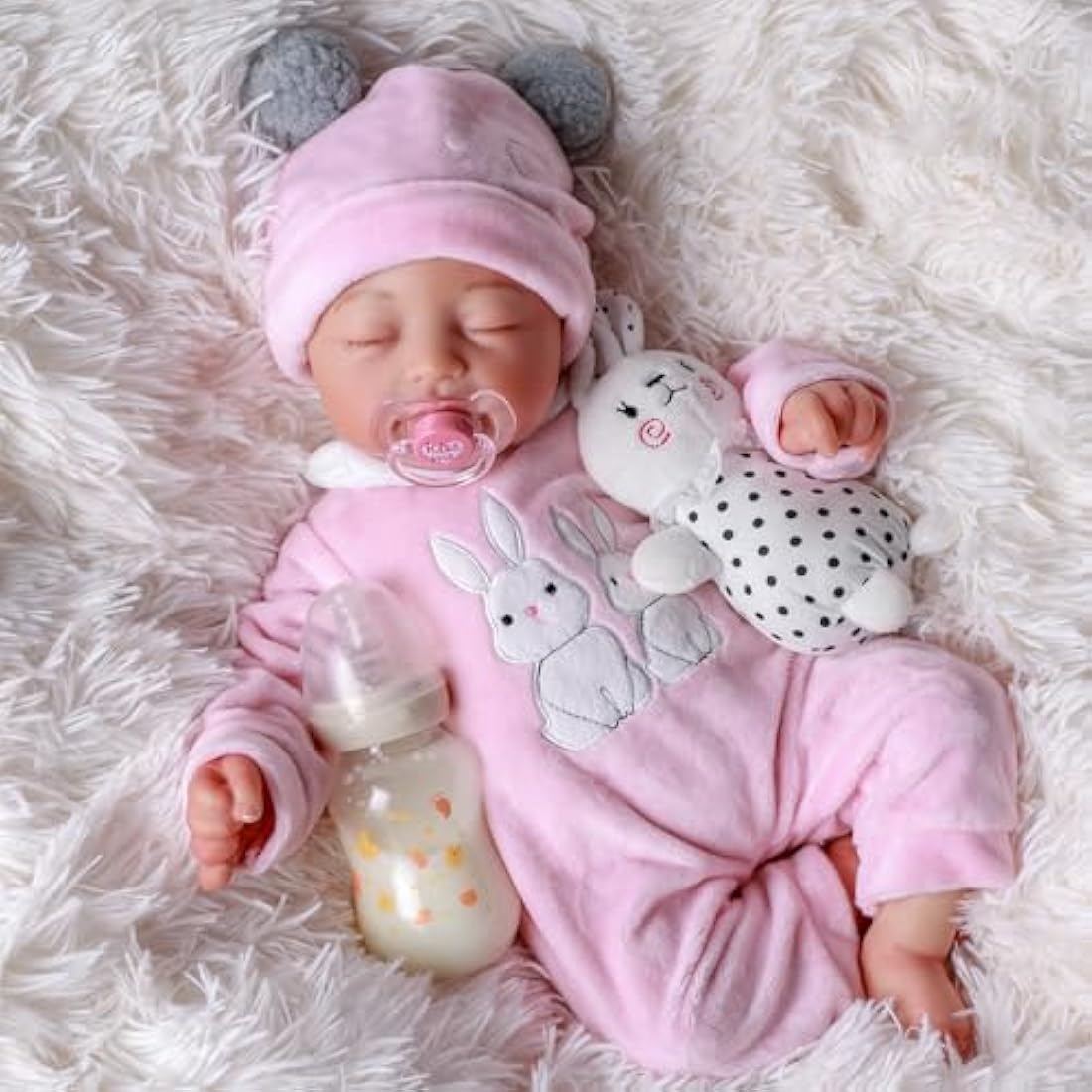 Babeside Connie 20-Inch Reborn Baby Doll – Lifelike Vinyl Girl Doll