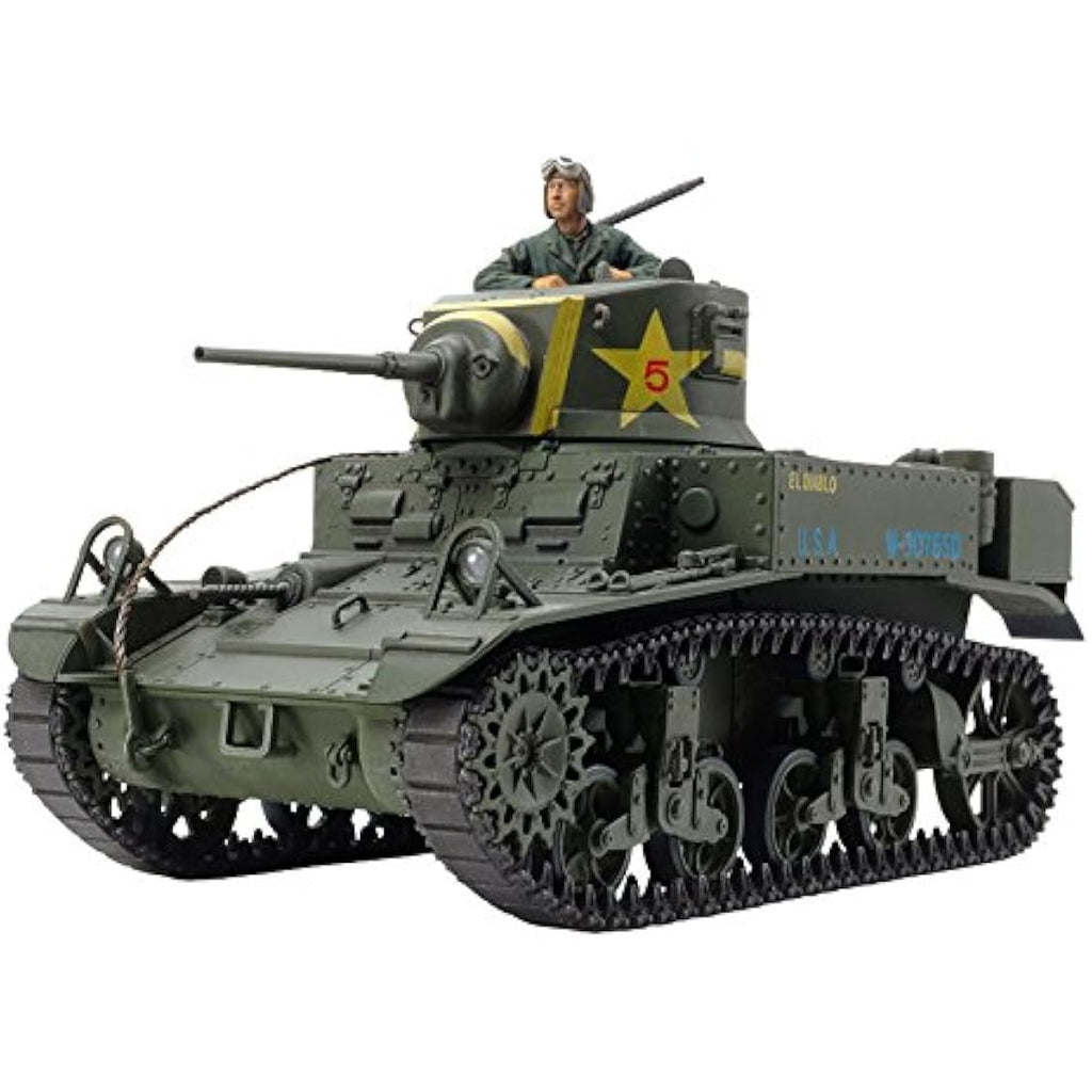 Tamiya 1:35 US M3 Stuart Late Production Plastic Model Kit