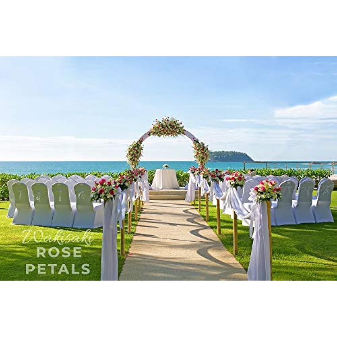 WAKISAKI Ivory White Artificial Rose Petals – 1000 Hand-Separated Pieces