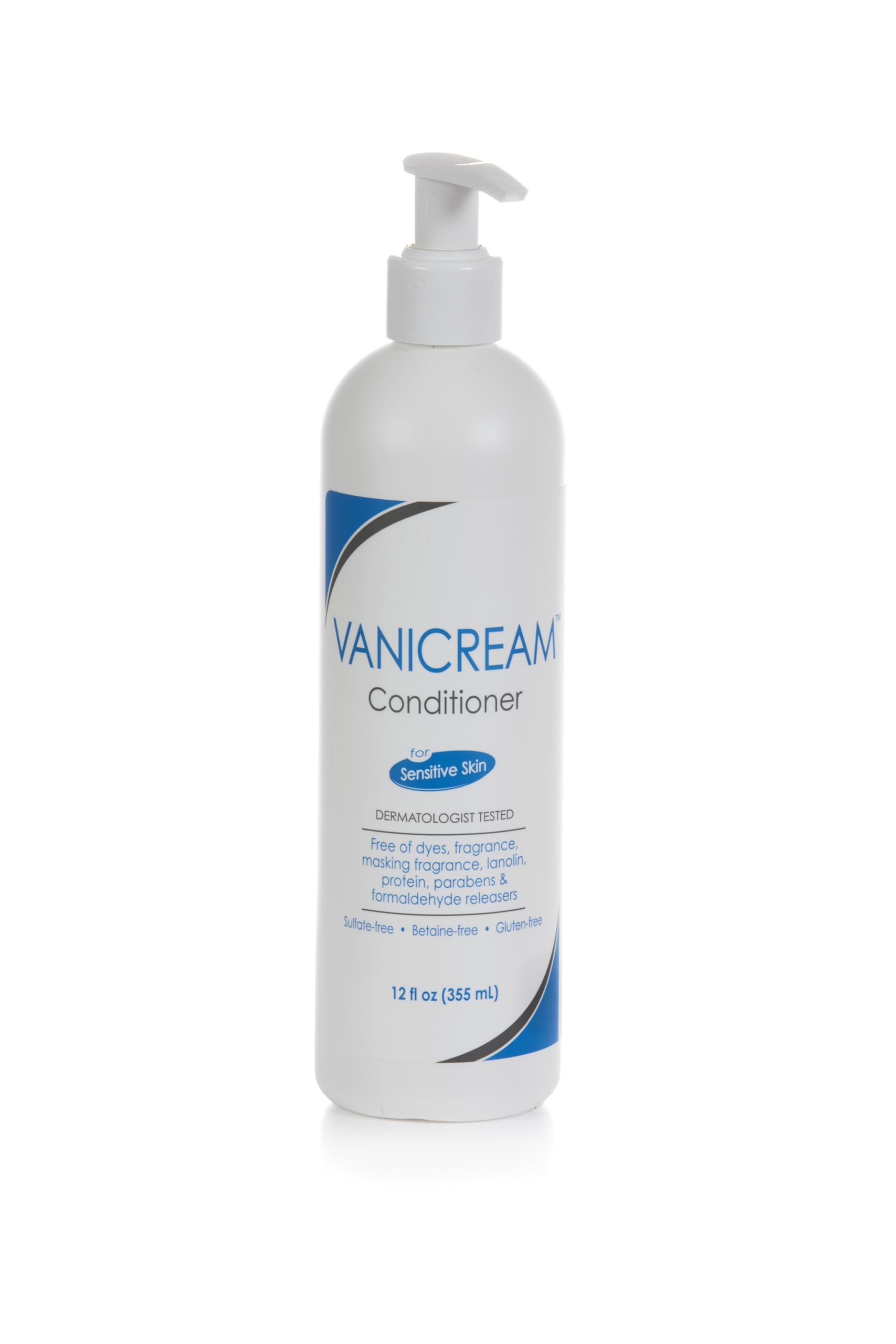 Vanicream Free and Clear Hair Conditioner for Sensitive Skin, 12 oz
