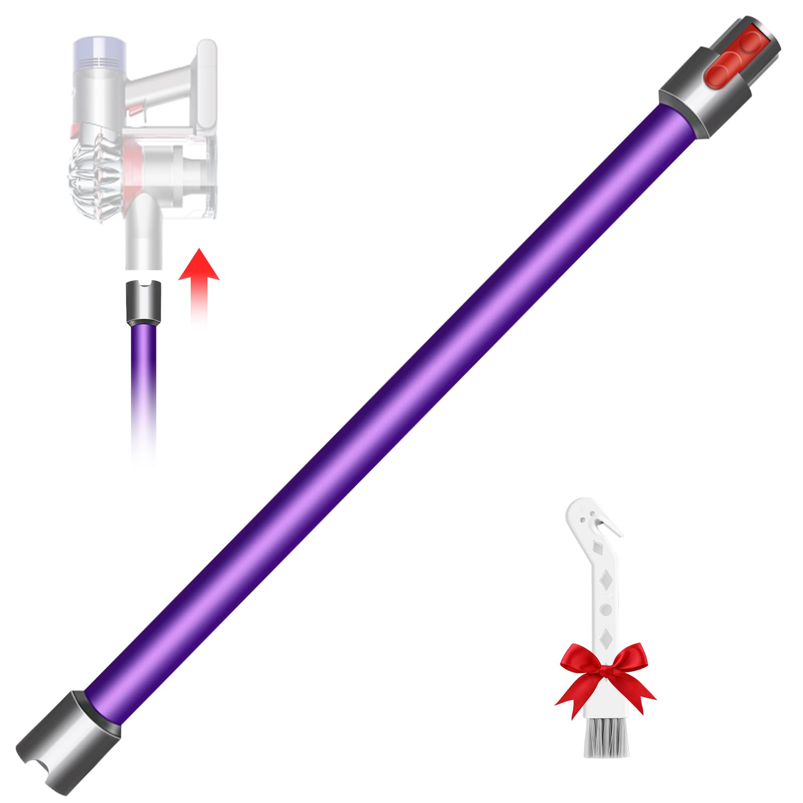 Dyson Quick Release Extension Wand for V7 V8 V10 V11 V15 - Purple 74cm