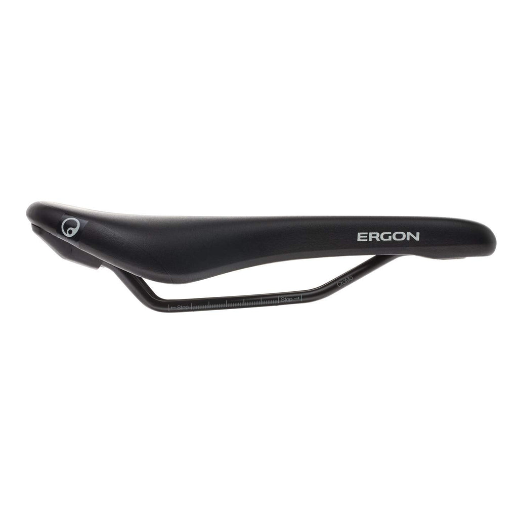 Ergon SM Sport Men's MTB Saddle – All-Mountain Trail Seat, Black, M/L