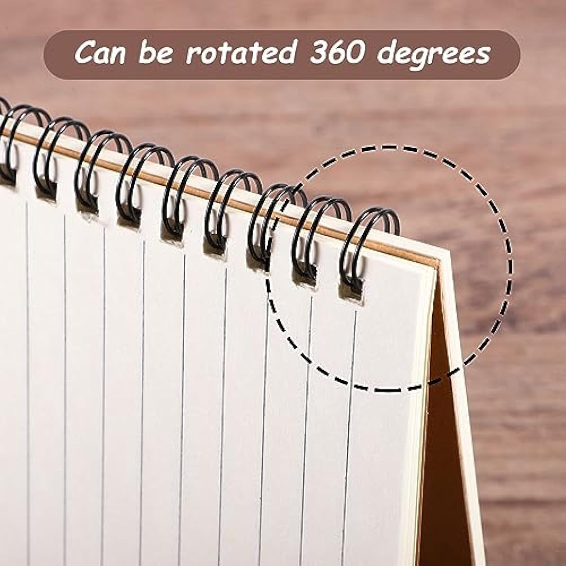 A5 Spiral Notebook 5-Pack | Kraft Cover Lined Journals