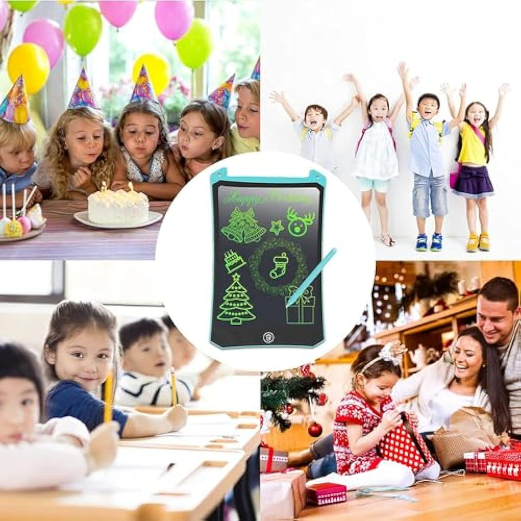 PINKCAT 3-Pack LCD Writing Tablet | 8.5-Inch Kids Doodle Drawing Board