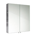 iBathUK Vienna Double Door Mirror Cabinet – Stainless Steel Wall Storage