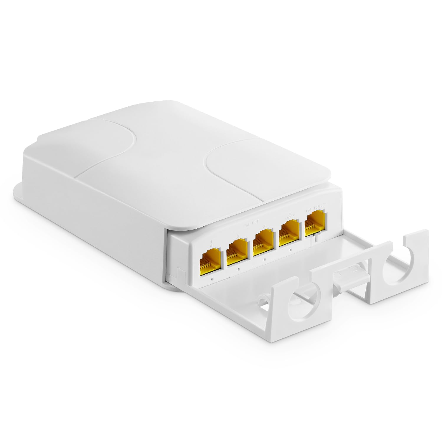YuLinca Outdoor 5-Port Gigabit PoE Extender | 90W Waterproof Repeater
