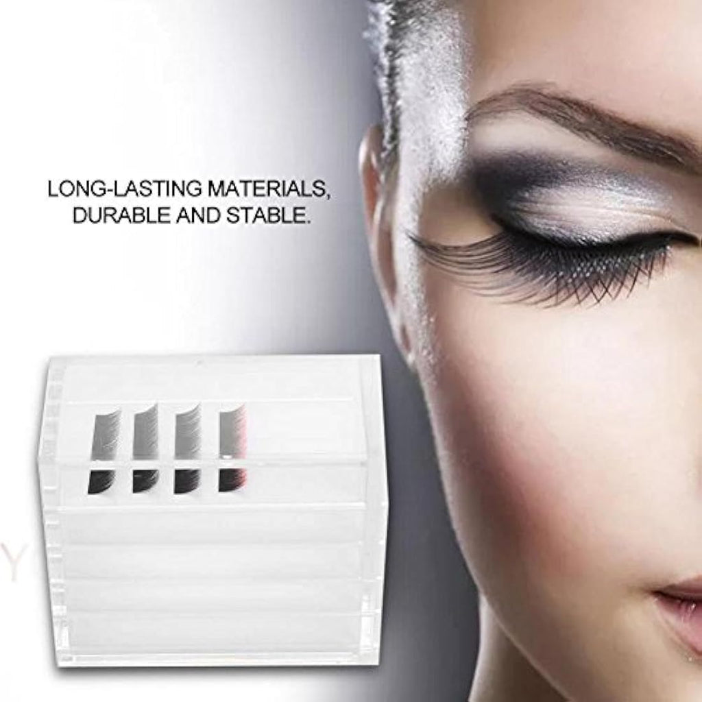 5-Layer Acrylic Eyelash Storage Box | Lash Extension Organizer