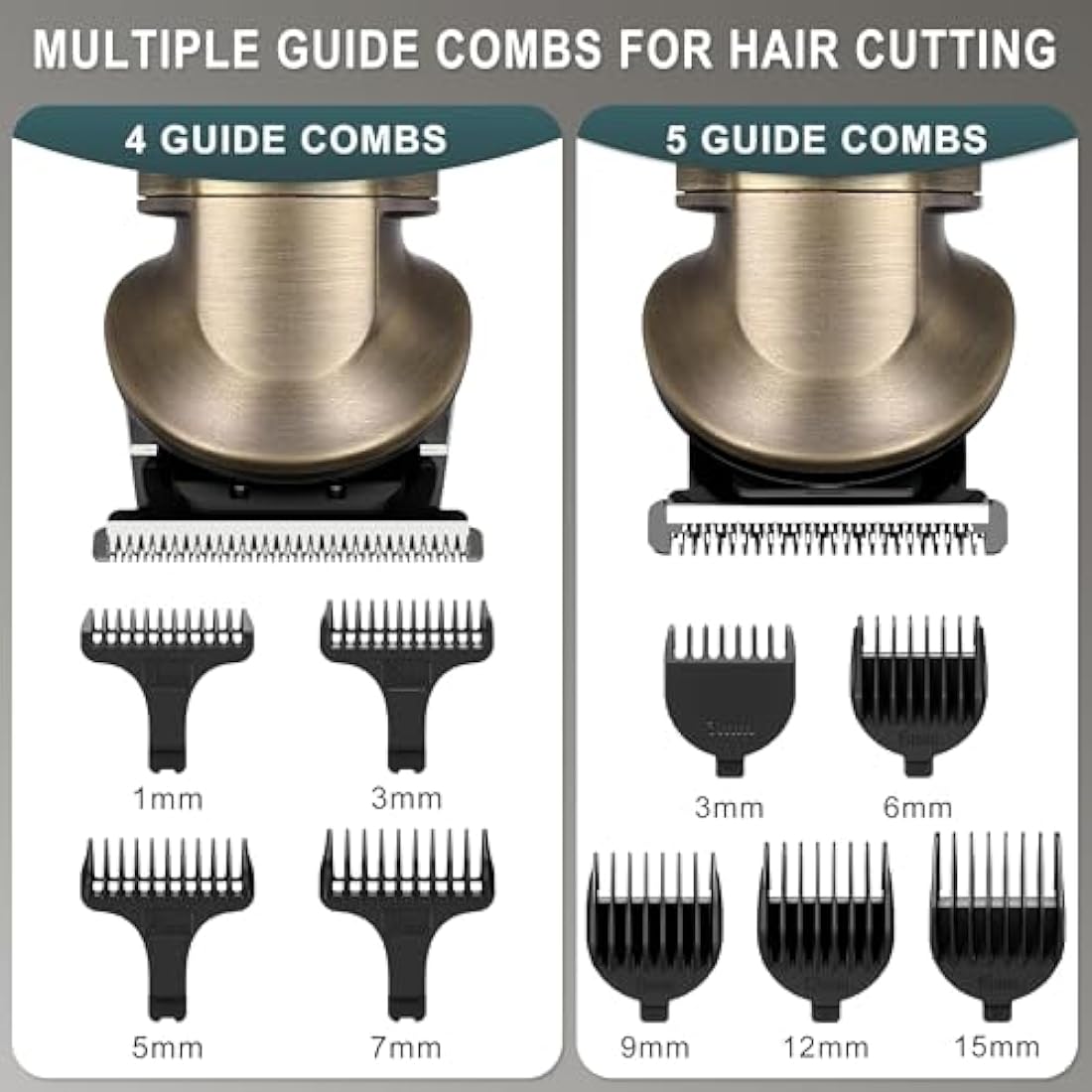 Hatteker 8-in-1 Beard Trimmer Kit | Waterproof Cordless Hair Clipper