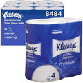 Kleenex 8484 4-Ply Premium Quilted Toilet Paper - 24 Rolls x 160 Sheets