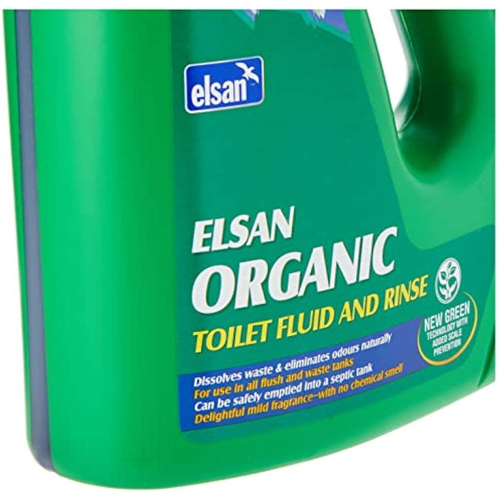 Elsan ORG02 Organic Toilet Fluid for Motorhomes & Caravans - 2 Litre