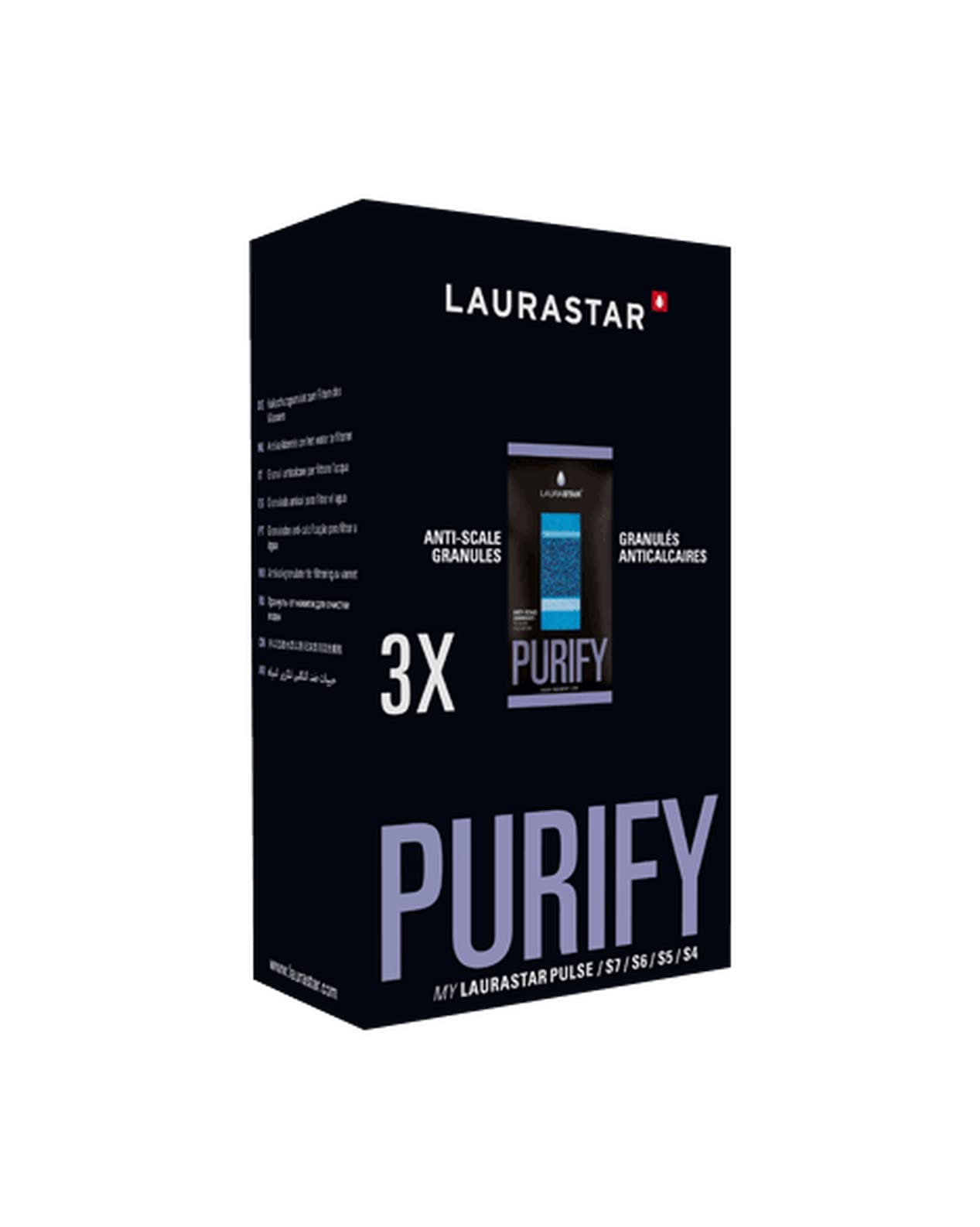 Laurastar Anti-Scale Granules Refill Pack of 3 | Anti-Limescale Filter