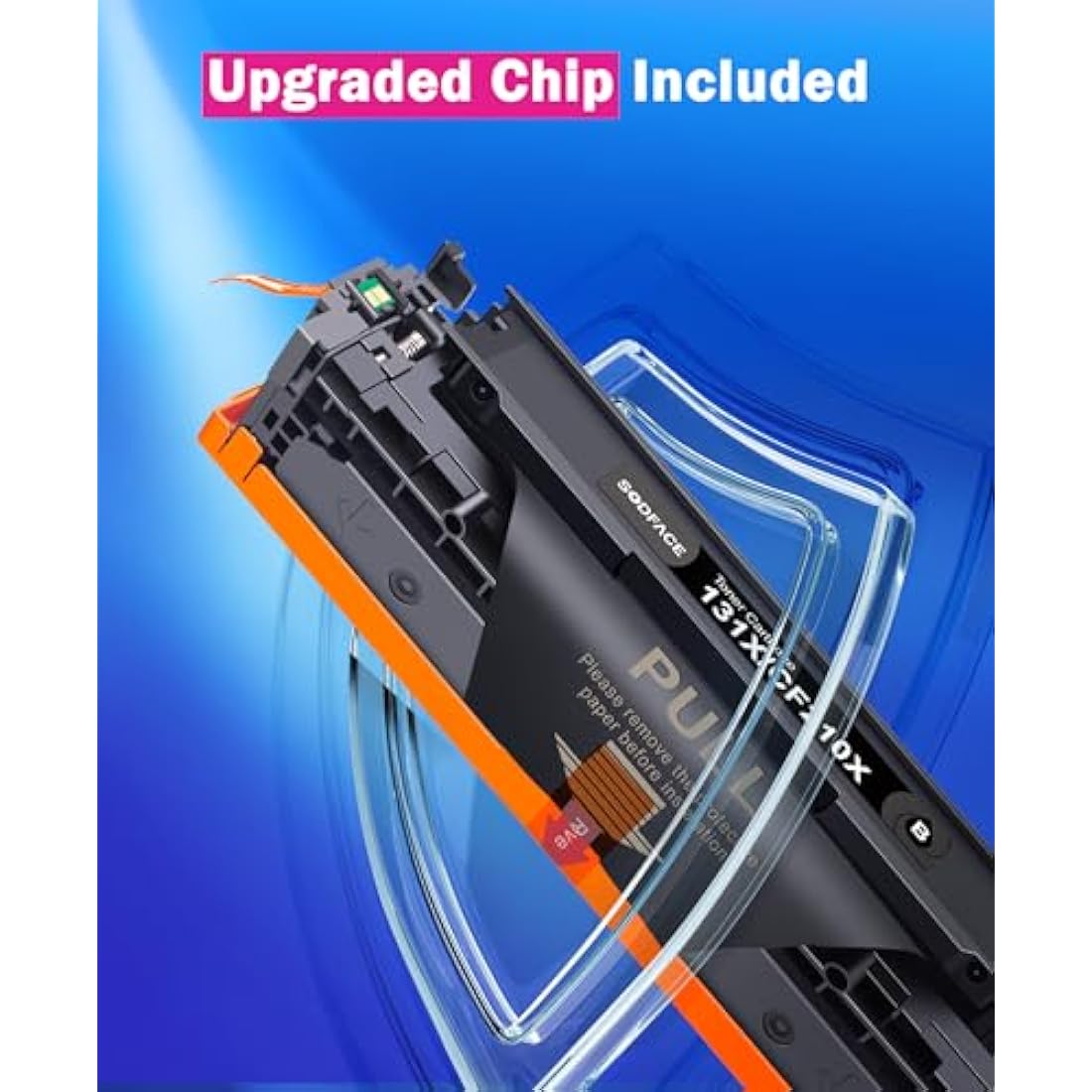 SODFACE 131X 131A Toner Cartridge 4-Pack for HP LaserJet Pro M276nw M251n