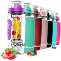 Fruit Infuser Water Bottle – 32oz BPA Free Tritan, Purple