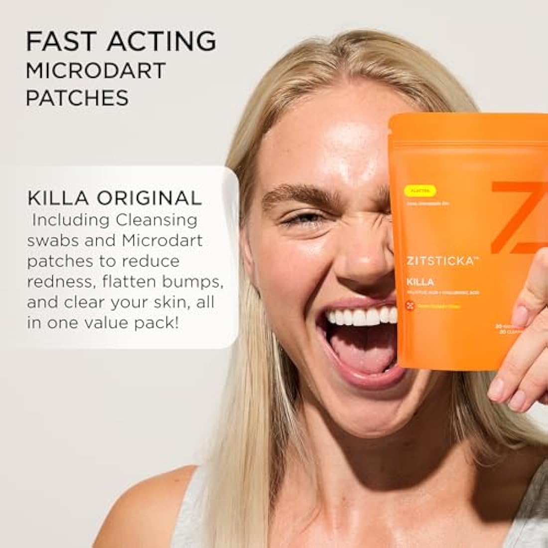 ZitSticka Killa Microdart Acne Patches for Deep Zits – 20 Count