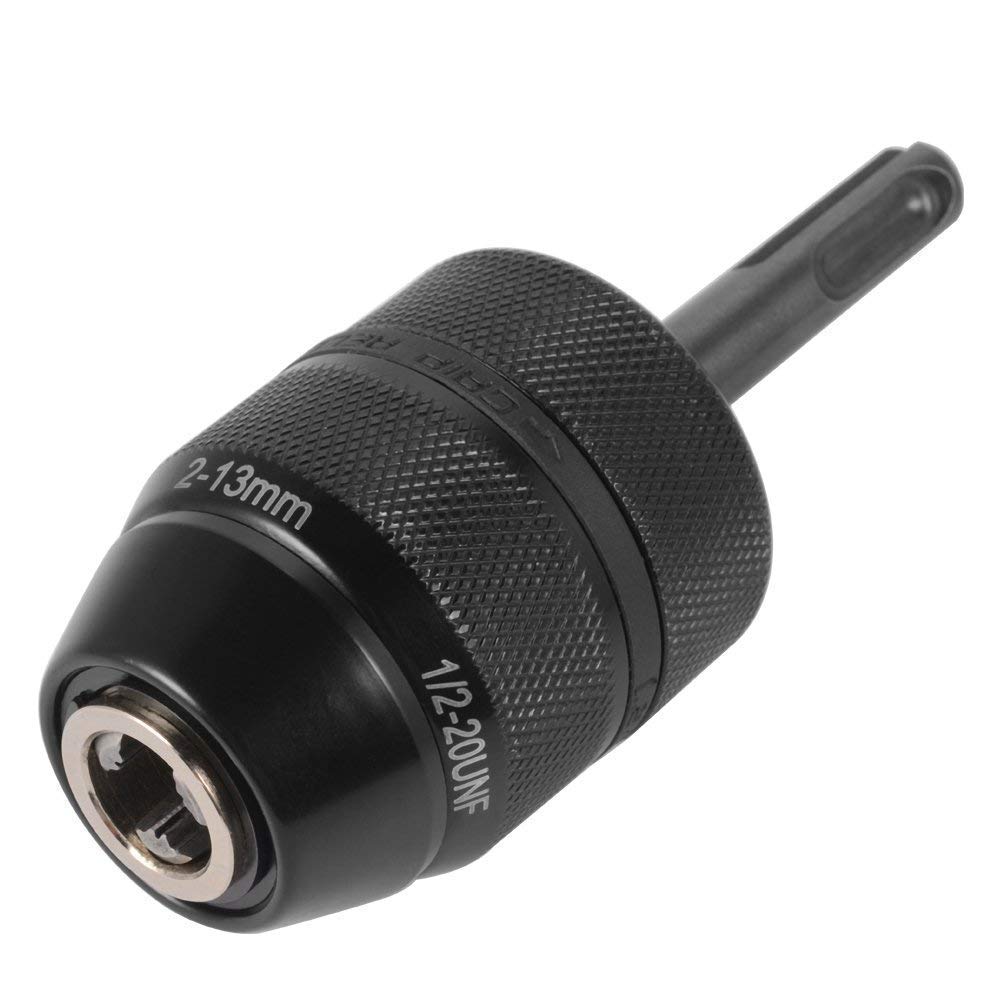 Jolof Store Keyless Drill Chuck Adapter | 2-13mm 1/2-20UNF SDS Plus Shank