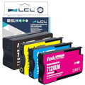 LCL 712XL Ink Replacement for HP DesignJet T650 T630 T230 T210 | 4-Pack