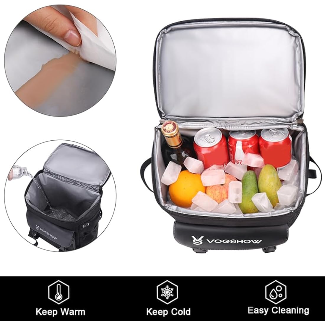 Vogshow 30L Insulated Cooler Backpack – Leakproof Waterproof Picnic Bag