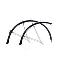 Flinger F50 Deluxe 700c Mudguard Set – Black Polycarbonate Fenders