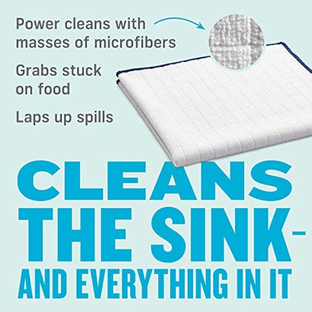 E-Cloth Reusable Microfiber Cleaning Cloths – 4 Pack Kitchen Towels