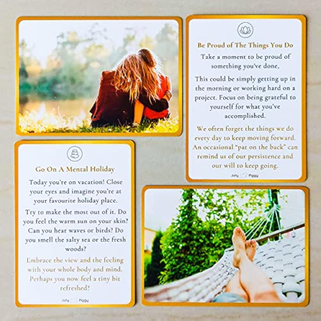 Mindfulness Challenge Cards - 35 Day Anxiety Relief Gift Set