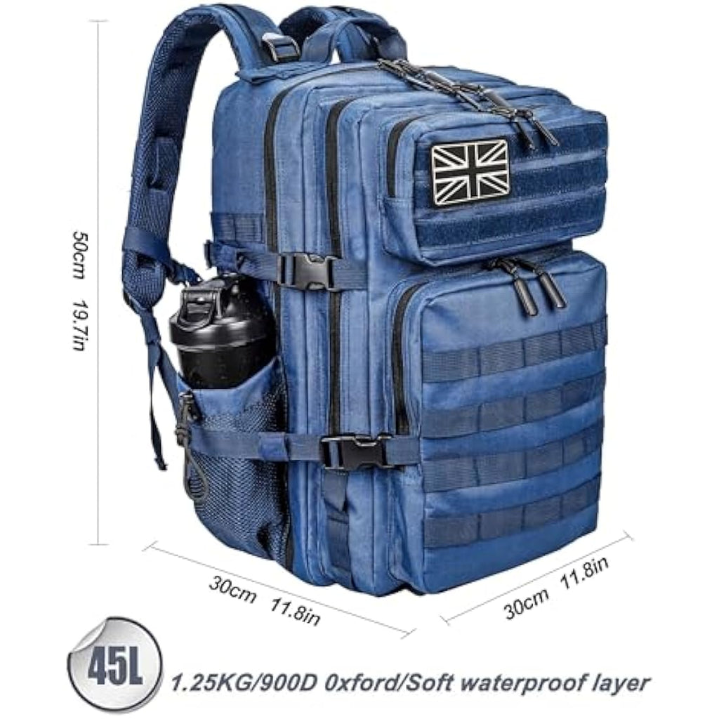 Jolof Store 45L Military Tactical Backpack | Waterproof Molle Rucksack